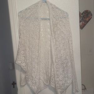 Lacy cardigan! No wear and tear!